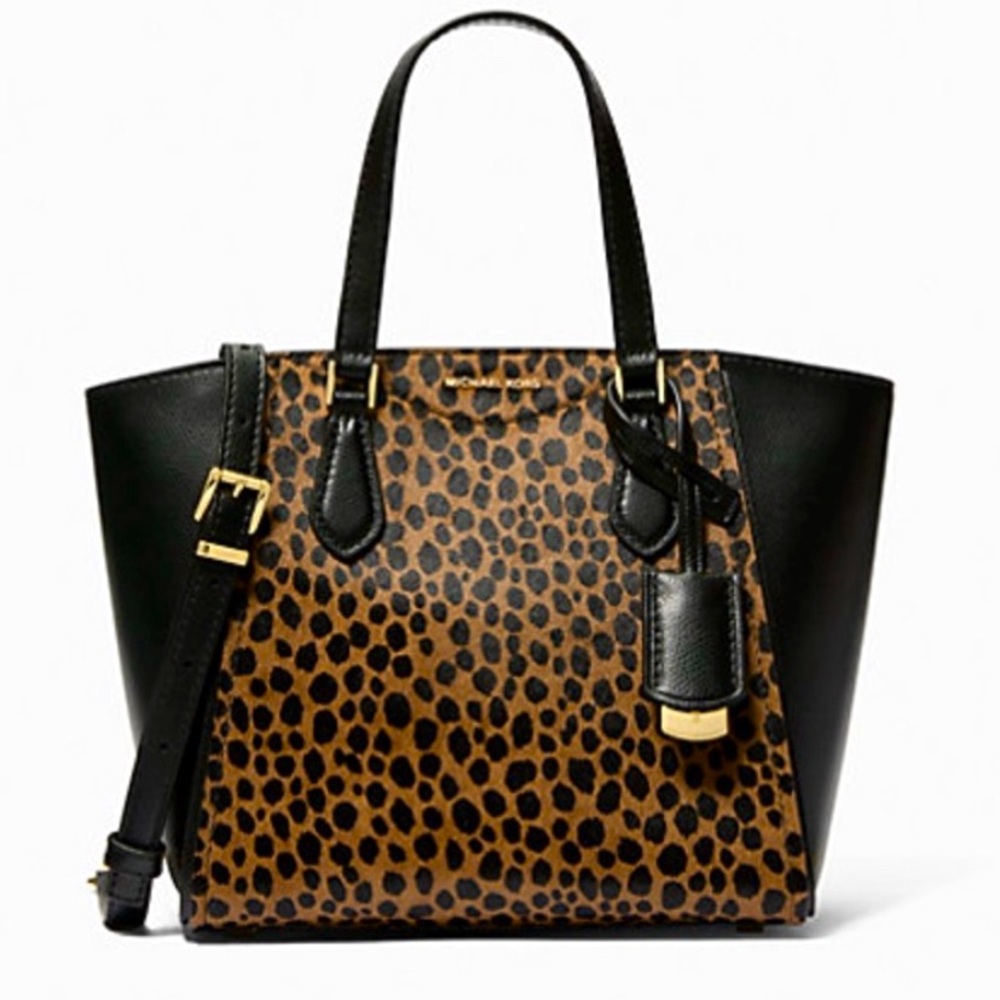Micheal Kors - 100% Calf Hair & Leather Medium, Convertible Crossbody/Satchel